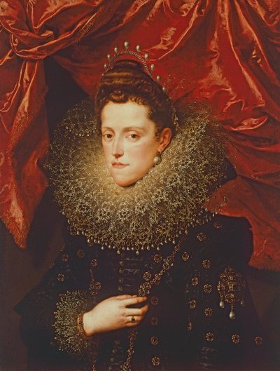 Portrét Eleonory de Medici, vévodkyně z Mantovy (olej na plátně) od Frans II Pourbus