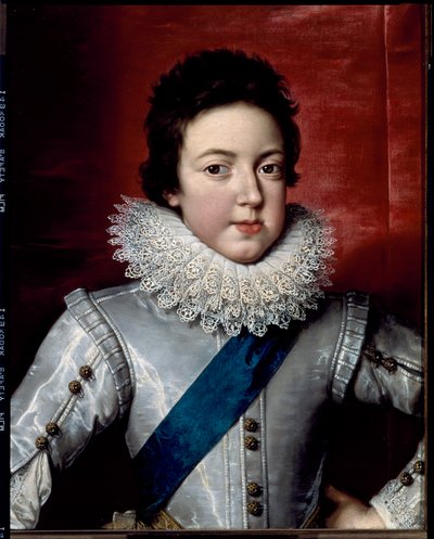 Portrét Ludvíka XIII., krále Francie a Navarry, kolem roku 1616 (malba) od Frans II Pourbus