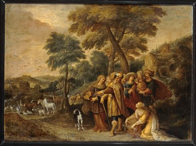 Noe vstupuje do archy ... (malba na plátně) od Frans II the Younger Francken