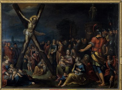 Svatý Ondřej na kříži (olej na mědi) od Frans II the Younger Francken