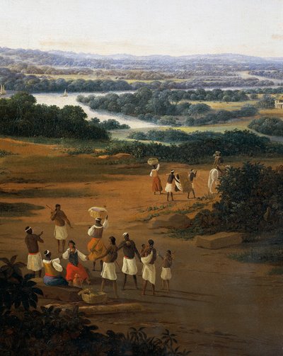 Vesnice Serinhaem v Brazílii aneb domov pěstitele cukrové třtiny v Brazílii (olej na plátně) od Frans Post