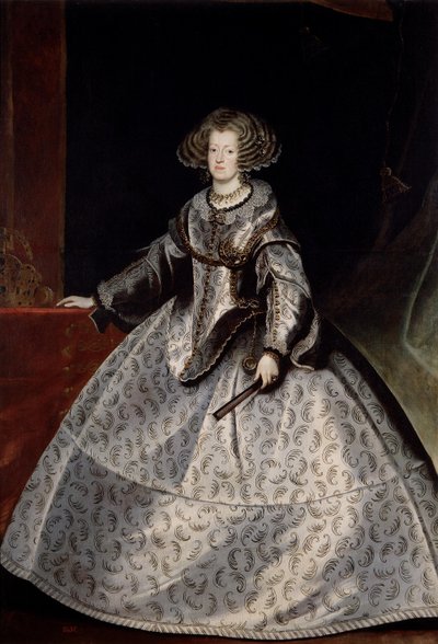 Marie Rakouská, královna uherská od Frans Luycx
