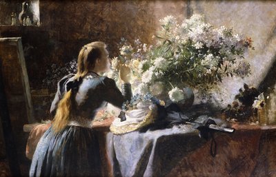 Návštěva ve studiu od Frans Mortelmans