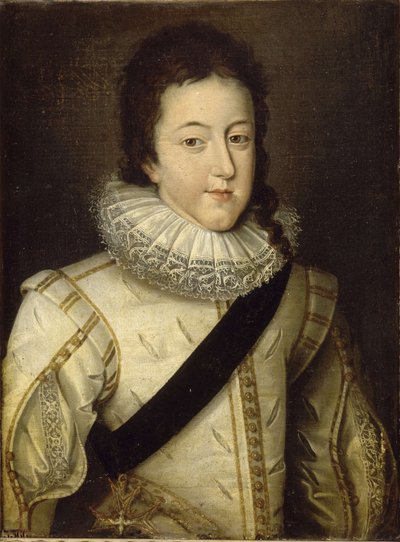Ludvík XIII., král Francie a Navarry 1601-1643 jako dauphin od Frans Pourbus