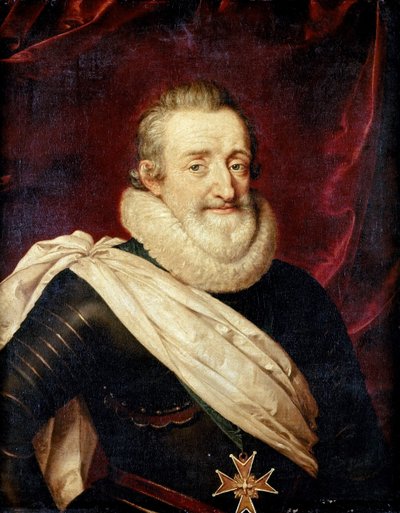 Francouzský král Jindřich IV od Frans Pourbus the Younger
