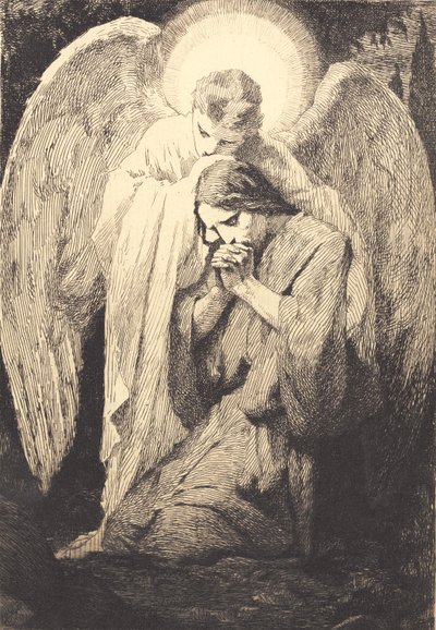 Kristus v Getsemanech od Frans Schwartz