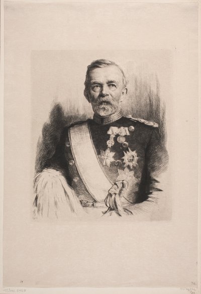 Portrét generálmajora L. Koefoeda od Frans Schwartz