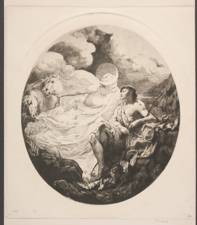 Selene a Endymion od Frans Schwartz