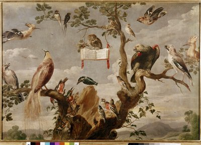 Ptačí koncert (olej na plátně od Frans Snyders