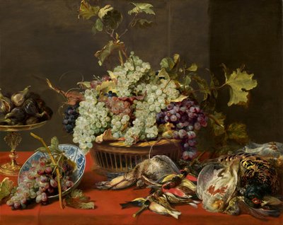 Zátiší s hrozny a zvěřinou od Frans Snyders