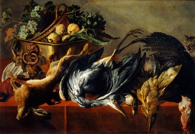 Zátiší s ebenovou truhlou, 17. století od Frans Snyders or Snijders