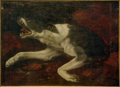 Zraněný pes od Frans Snyders or Snijders