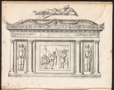 Relikviář svatého Rumbolda, 1825 od Frans Vervloet