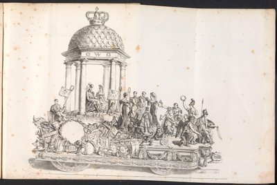 Pátý plavák v průvodu pro Saint Rombout, 1825 od Frans Vervloet