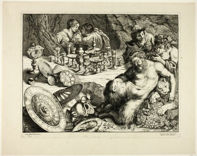Bacchus a opilý Silenus — Sen o Silenovi od Frans van den Wyngaerde