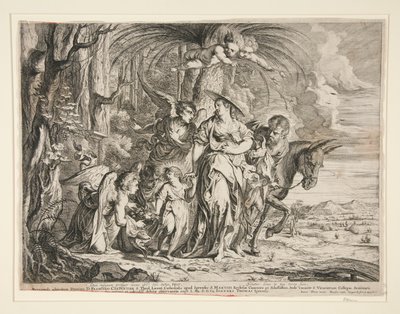 Útěk do Egypta od Frans van den Wyngaerde