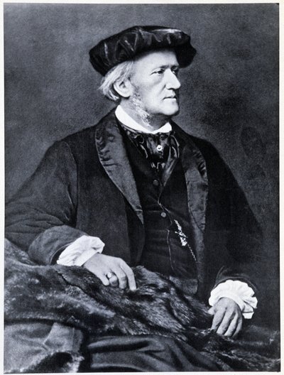 Richard Wagner - portrét Franze Hanfstaengla od Franz (after) Hanfstaengl