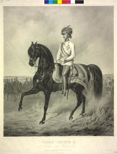 Rakouský císař František Josef I. od Franz Adam