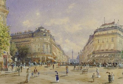 Rue de la Paix, Paříž, 1886 od Franz Alt