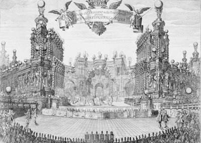 Proscenium pro Angeliku, vítěze Alciny, 1716. od Franz Ambros Dietel