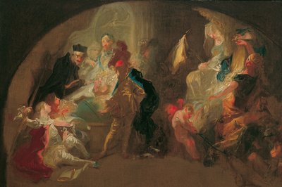 Alegorie výchovy kavalíra od Franz Anton Maulbertsch