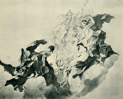 Alegorie víry, spravedlnosti a malířství, 1758-1759, 1943. od Franz Anton Maulbertsch
