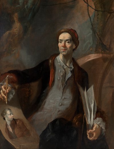 Portrét umělce (tzv. autoportrét) od Franz Anton Maulbertsch