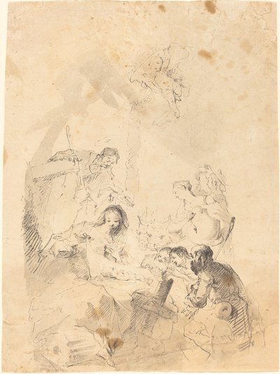 Klanění pastýřů od Franz Anton Maulbertsch