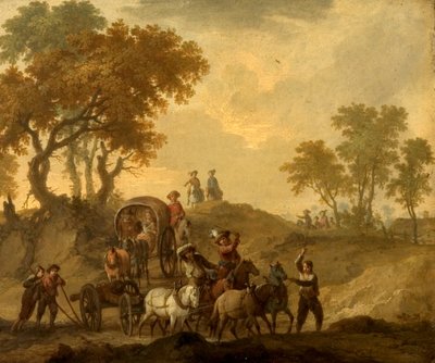 Krajina se zavazadlovým vozem od Franz Ferg