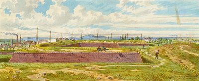 St. Marx Line ve Vídni, poblíž Arsenalu od Franz Gerasch