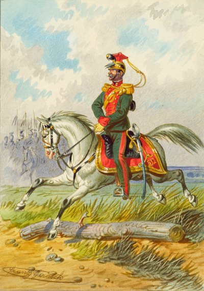 voják na koni od Franz Gerasch