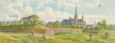 Mezi Westbahn a Mariahilfer line (pohled na zeď linky) od Franz Gerasch