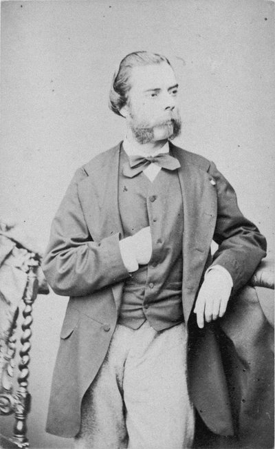 Portrét pianisty a skladatele Eugèna Ketterera 1831-1870. od Franz Hanfstaengl