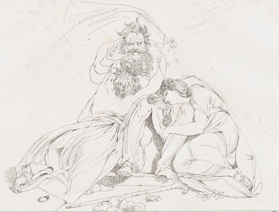 Der Tod des Oidipus Smrt Oidipa, 1806. od Franz Hegi