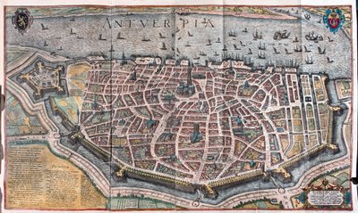 Antverpy, Belgie (rytina od Franz Hogenberg
