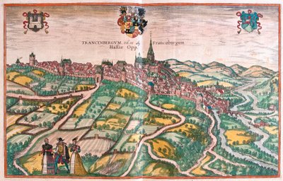Frankenberg, Nizozemsko (rytina od Franz Hogenberg