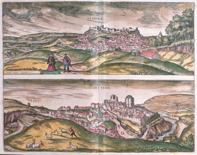 Lebrija a Setenil - Španělsko (rytina od Franz Hogenberg