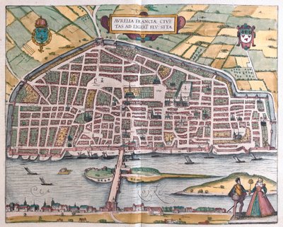 Orléans - Francie od Franz Hogenberg