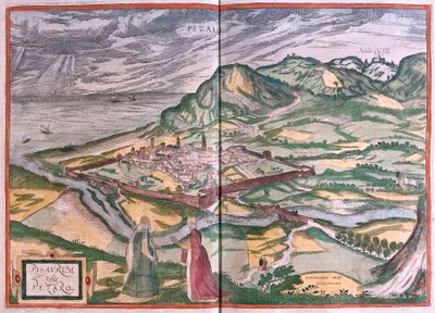 Pesaro, Itálie) (rytina od Franz Hogenberg