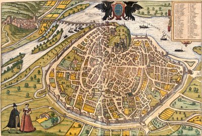 Plán Avignonu, Francie (lept od Franz Hogenberg