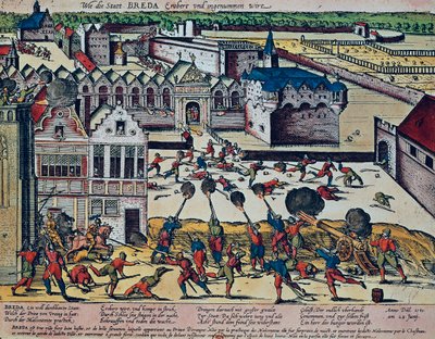 The Haultepenne Fury v roce 1581 (barevná rytina) od Franz Hogenberg