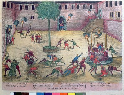 ‚Michelade‘ v Nimes 29. a 30. září 1567 od Franz Hogenberg