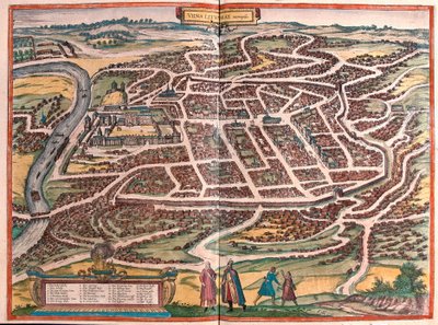 Vilnius, Litva (rytina od Franz Hogenberg