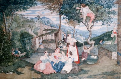 Německy: Italienisches Landleben Italský venkovský život od Franz Horny