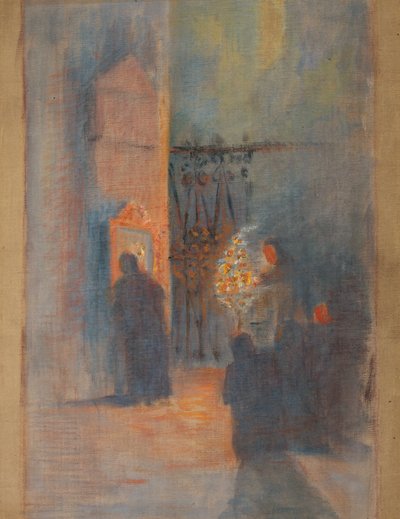 pobožnost v kostele od Franz Jaschke