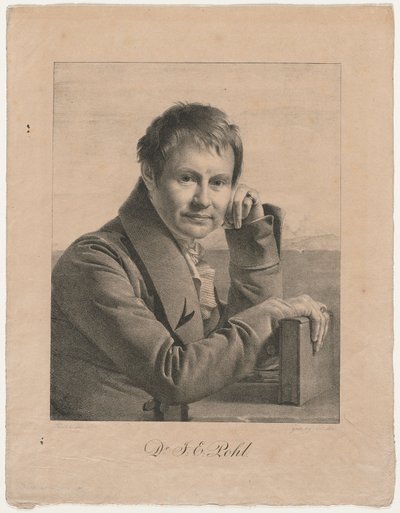 Portrét Dr. F. E. Pohla, 1825. od Franz Kadlich