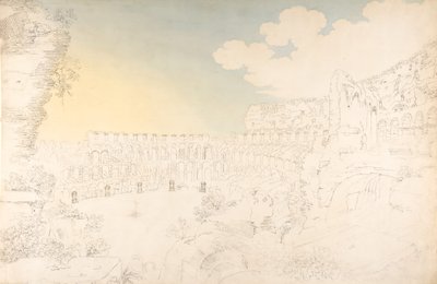 Vnitřní pohled na Koloseum, konec 18.-začátek 19. století. od Franz Kaisermann