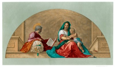 Madonna del Sack Madonna s pytlem, 1525 1870 od Franz Kellerhoven