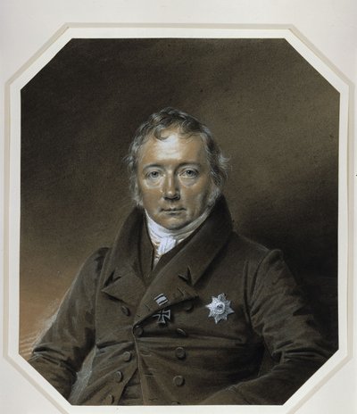 Portrét Friedricha Christiana Adolfa von Motze od Franz Krüger