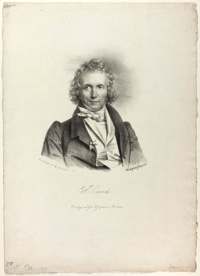 Portrét sochaře Raucha od Franz Krüger